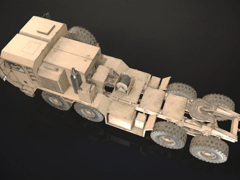 Heavy Military Truck V1 - Tractor 3D Model