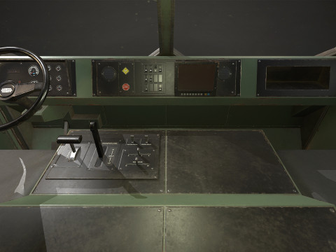 Heavy Military Truck V1 - Tractor Modèle 3D