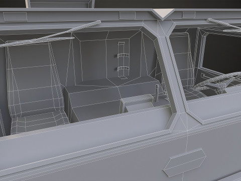 Heavy Military Truck V1 - Tractor Modèle 3D
