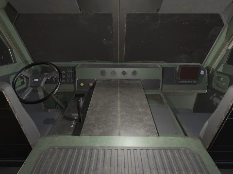 Heavy Military Truck V2 - Tractor 3D Model