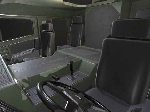 Heavy Military Truck V2 - Tanker Modelo 3D