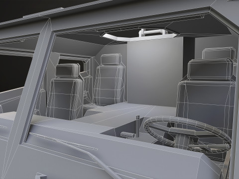 Heavy Military Truck V2 - Tanker Modelo 3D