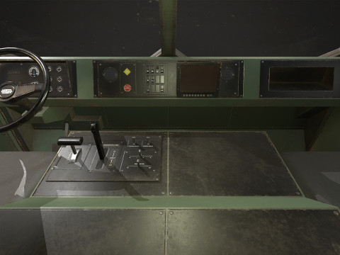 Heavy Military Truck V1 - Tanker Model 3D