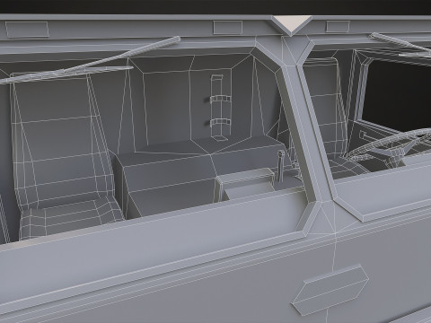 Heavy Military Truck V1 - Tanker Model 3D