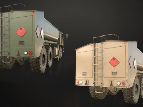 Heavy Military Truck V1 - Pack 1 3D Модель