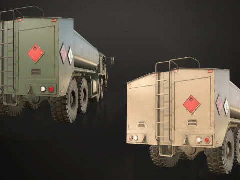 Heavy Military Truck V1 - Pack 1 3D Model