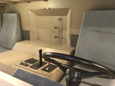 Heavy Military Truck V1 - Pack 1 3D Модель