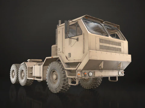 Camion militare V1 - Trattore Modello 3D
