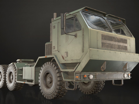 Military Truck V1 - Tractor 3D Model