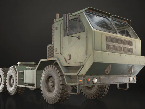 Military Truck V1 - Tractor 3D Model