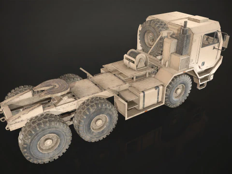 Military Truck V1 - Tractor 3D Model