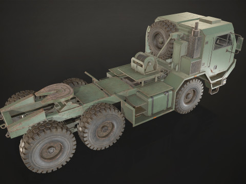 Military Truck V1 - Tractor 3D Model