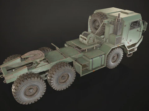 Military Truck V1 - Tractor 3D Model