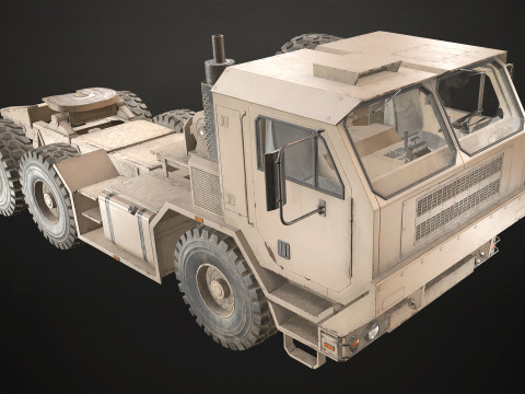 Military Truck V1 - Tractor 3D Model
