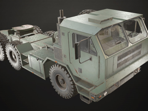 Military Truck V1 - Tractor 3D Model