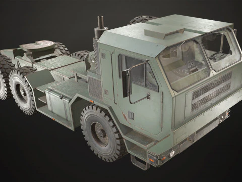 Military Truck V1 - Tractor 3D Model