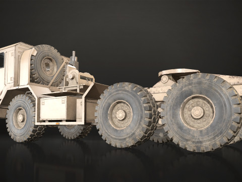 Military Truck V1 - Tractor 3D Model