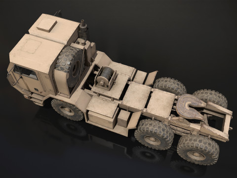 Military Truck V1 - Tractor 3D Model
