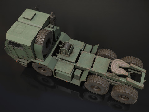 Military Truck V1 - Tractor 3D Model