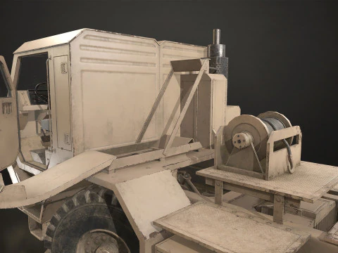 Military Truck V1 - Tractor 3D Model
