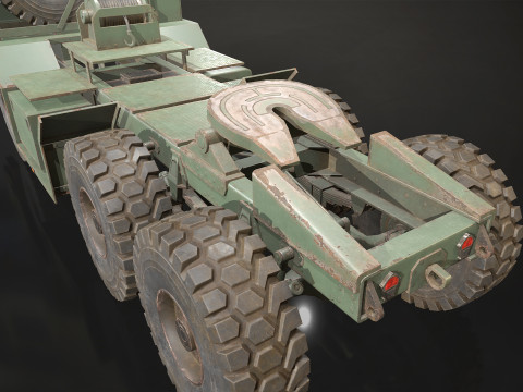 Military Truck V1 - Tractor 3D Model