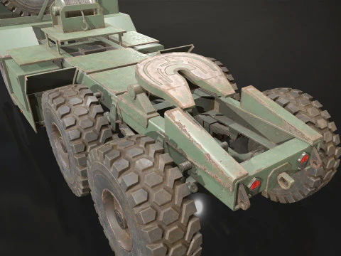 Military Truck V1 - Tractor 3D Model