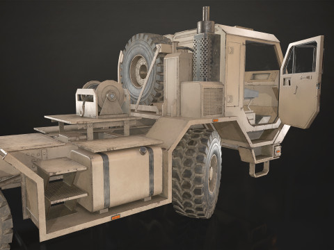 Military Truck V1 - Tractor 3D Model