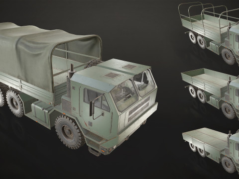 Military Truck V1 - Cargo Modelo 3D