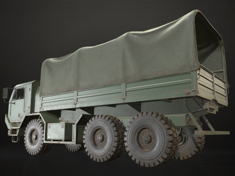 Military Truck V1 - Cargo Modelo 3D
