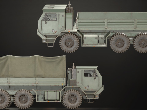 Military Truck V1 - Cargo Modelo 3D
