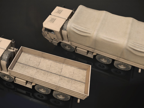 Military Truck V1 - Cargo Modelo 3D