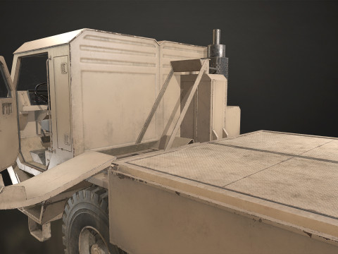 Military Truck V1 - Cargo Modelo 3D