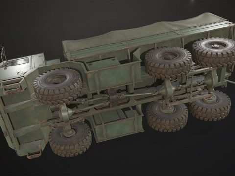 Military Truck V1 - Cargo Modelo 3D