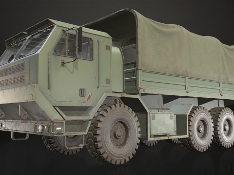 Military Truck V1 - Cargo Modelo 3D