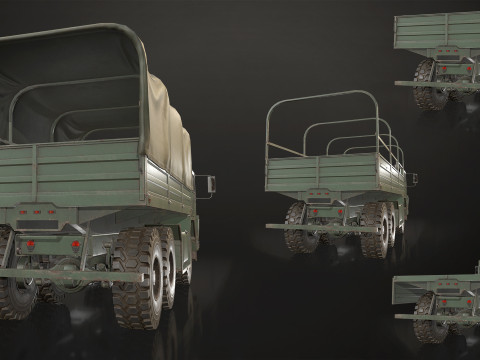Military Truck V1 - Cargo Modelo 3D