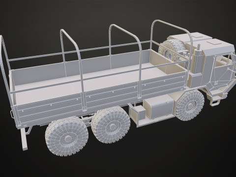 Military Truck V1 - Cargo Modelo 3D