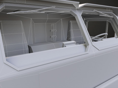 Military Truck V1 - Cargo Modelo 3D