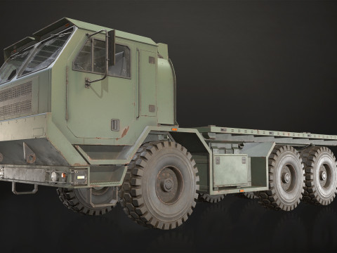 Military Truck V1 - Flatbed 3D 模型