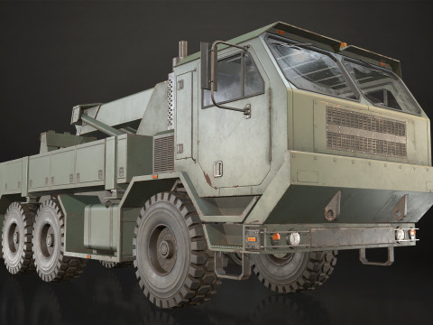 Military Truck V1 - Wrecker 3Dモデル