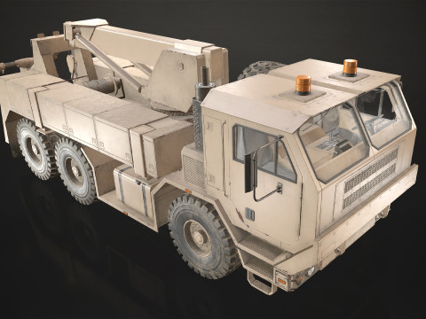 Military Truck V1 - Wrecker 3Dモデル