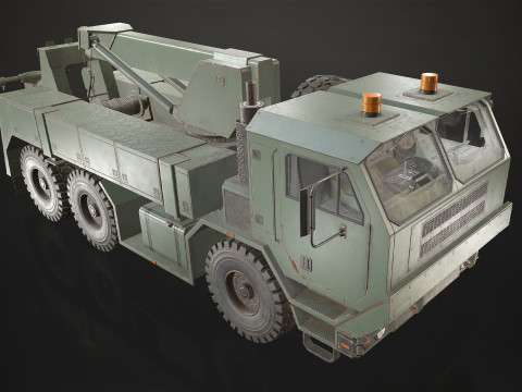 Military Truck V1 - Wrecker 3Dモデル