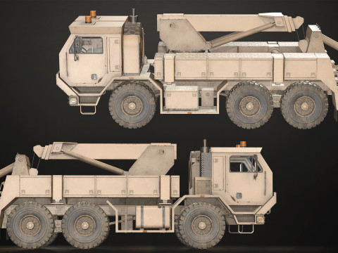 Military Truck V1 - Wrecker 3Dモデル