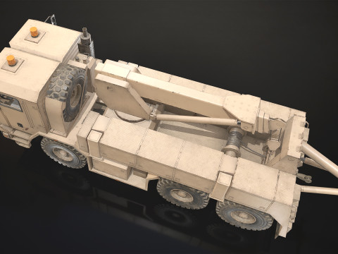 Military Truck V1 - Wrecker 3Dモデル