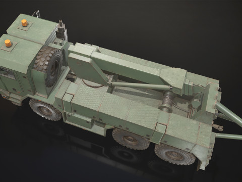 Military Truck V1 - Wrecker 3Dモデル