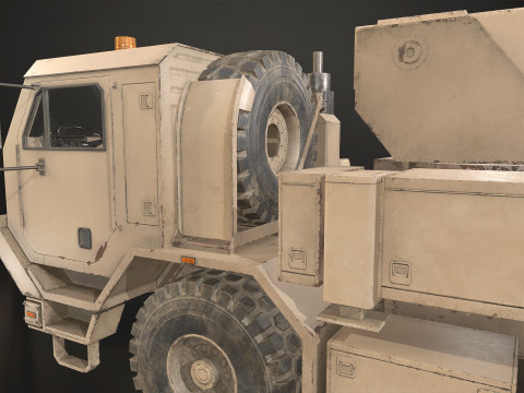 Military Truck V1 - Wrecker 3Dモデル