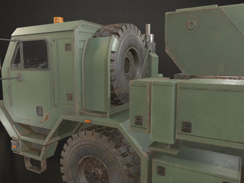 Military Truck V1 - Wrecker 3Dモデル