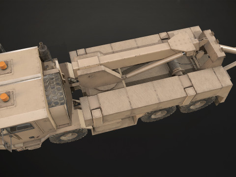 Military Truck V1 - Wrecker 3Dモデル