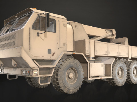 Military Truck V1 - Wrecker 3Dモデル