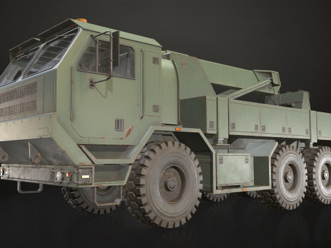Military Truck V1 - Wrecker 3Dモデル
