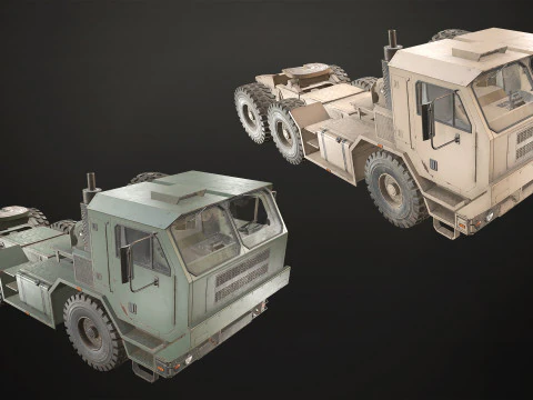 Camion militare V1 - Pacchetto 1 Modello 3D